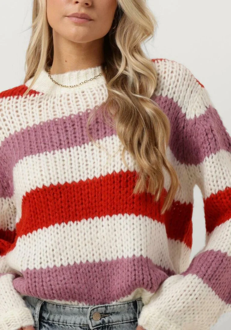 YDENCE witte ydence trui knitted sweater zaya