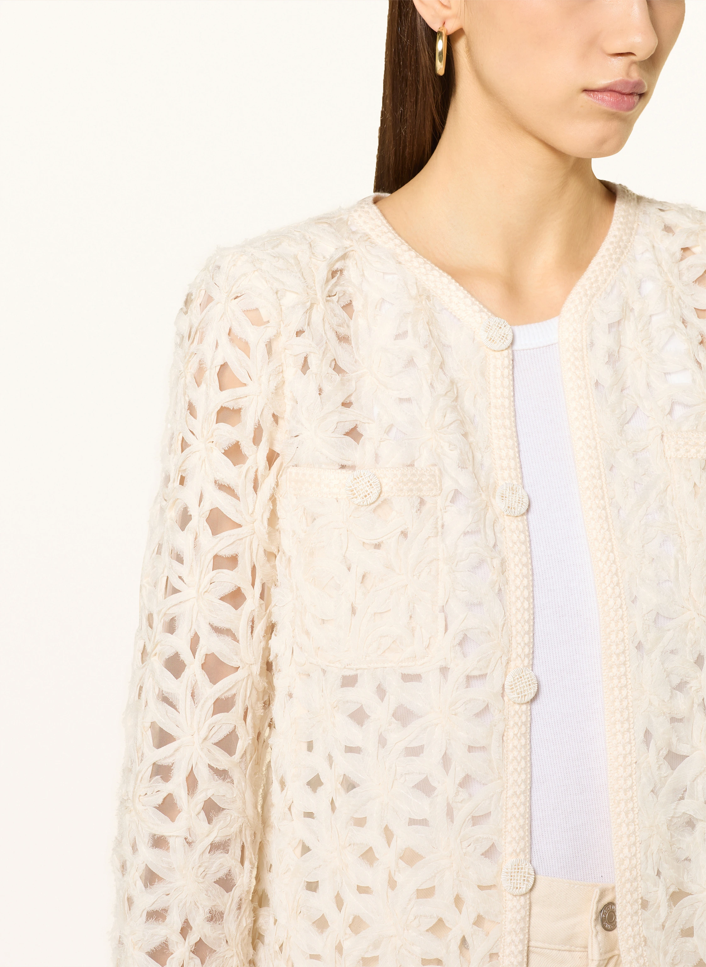 Rich & Royal Jacke aus Mesh