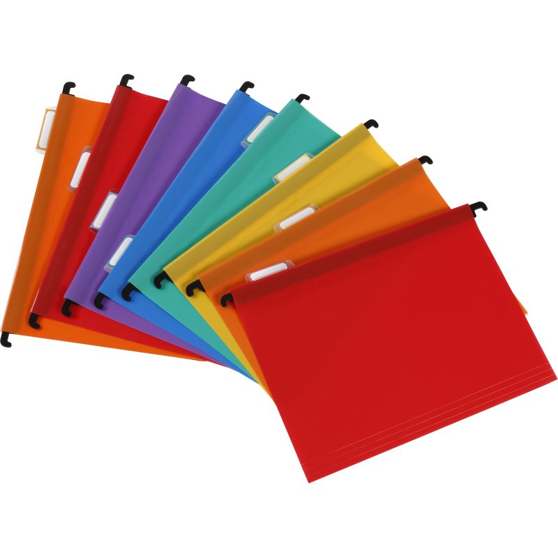 Bac de classement Viquel Rainbow Class pour dossiers suspendus - noir