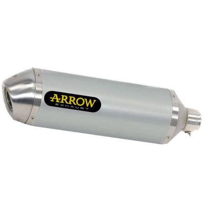 Silencieux Arrow Thunder Titane embout inox - Gris