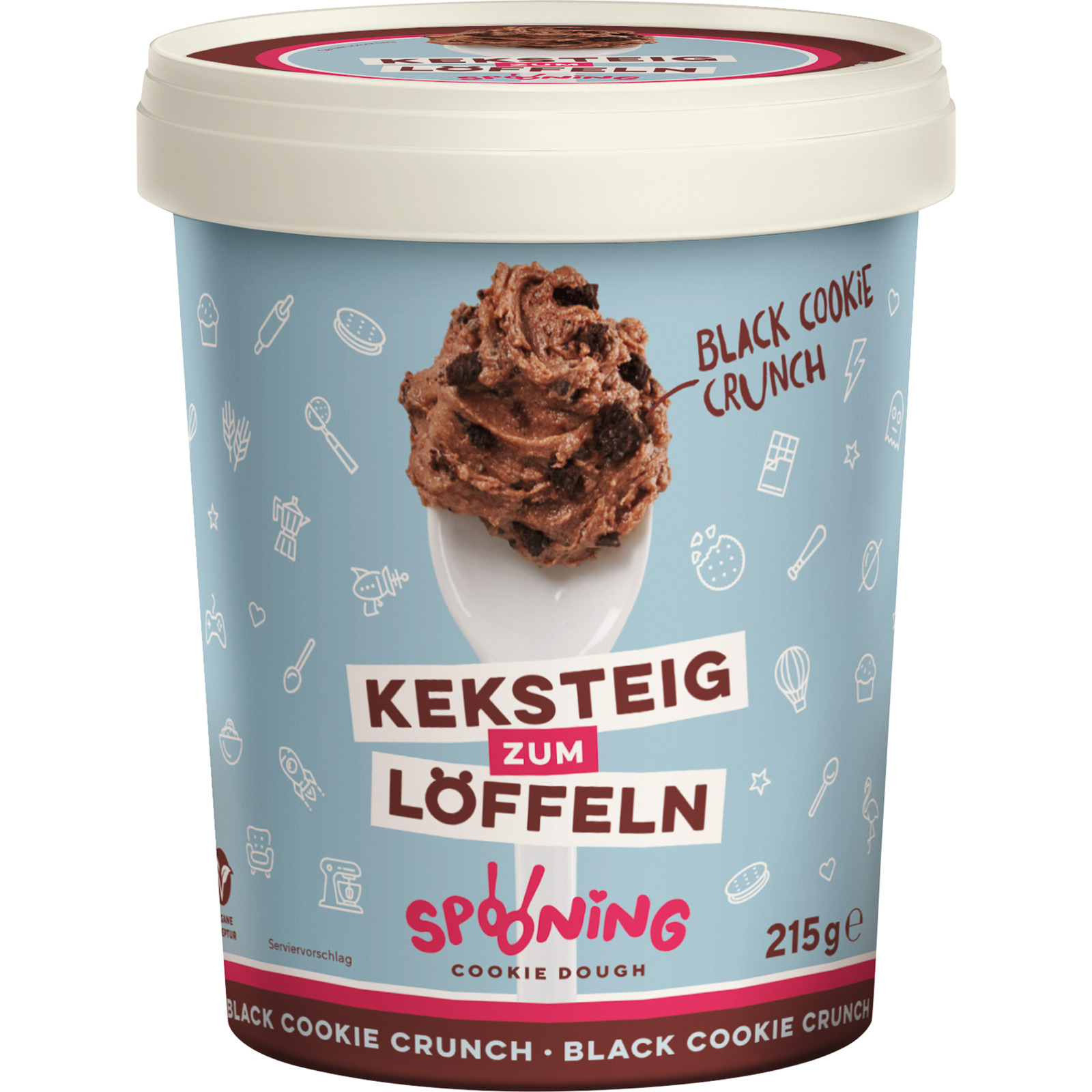 Spooning Keksteig Bla.Cookie Crunch 215g