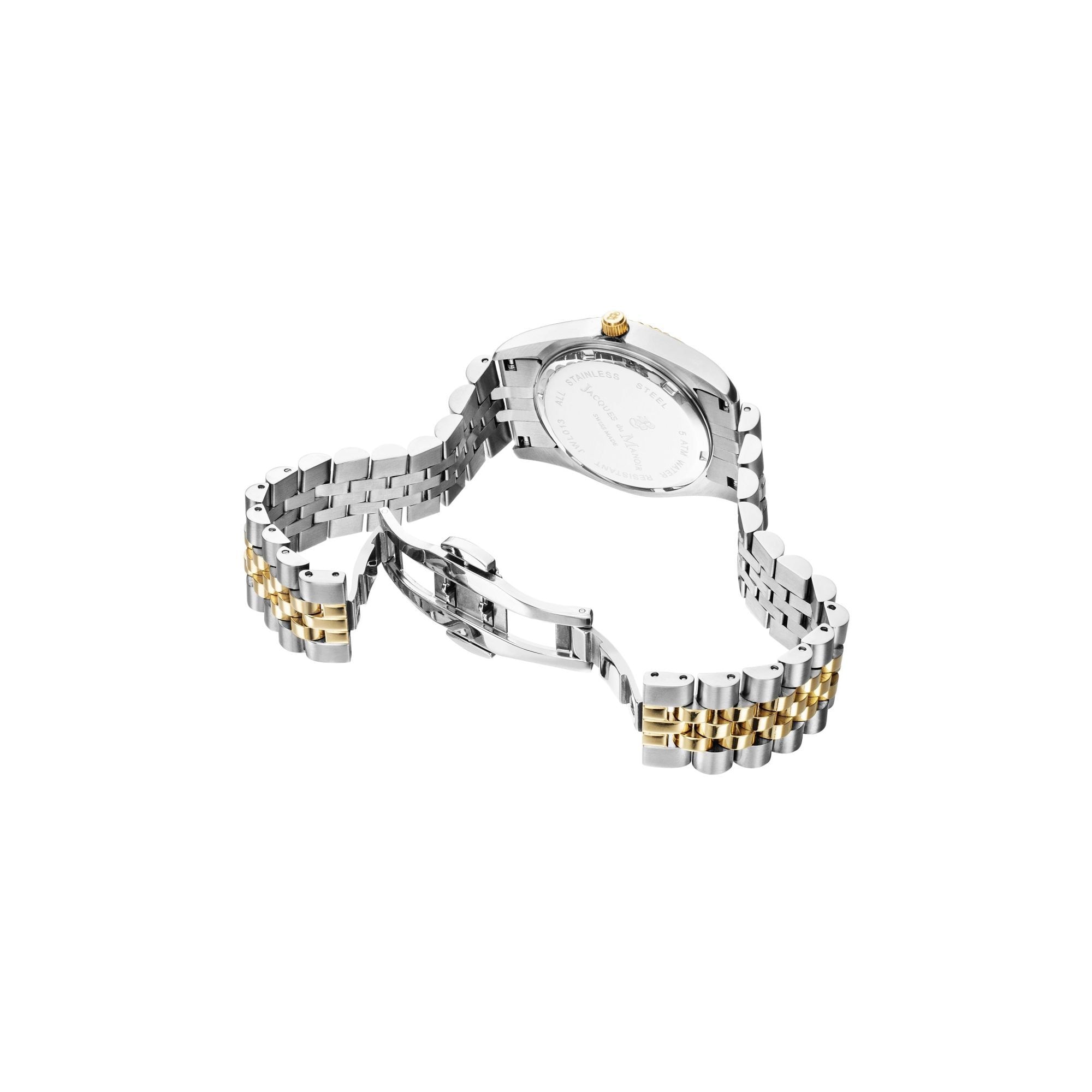 Jacques du Manoir Damen Armband Uhr Inspiration 31 Edelstahl zweifarbig JWL01201