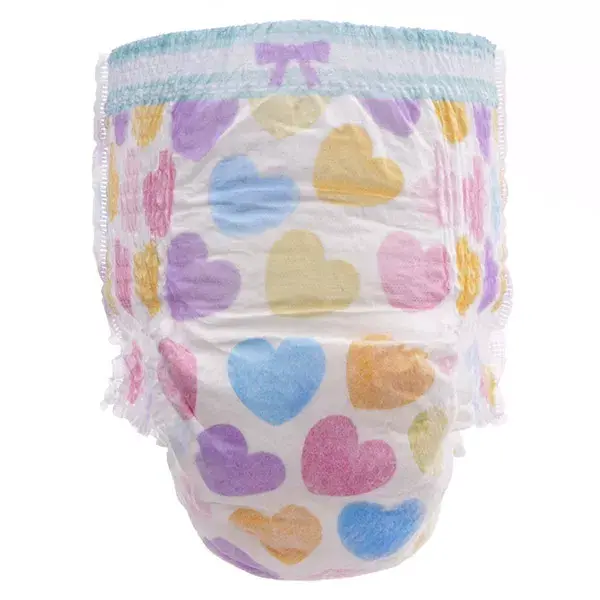 Calças de pijama Pampers Ninjamas para meninas, roupa íntima noturna absorvente, para meninas de 4 a 7 anos e com peso entre 17 e 30 kg, pacote com 10 unidades.