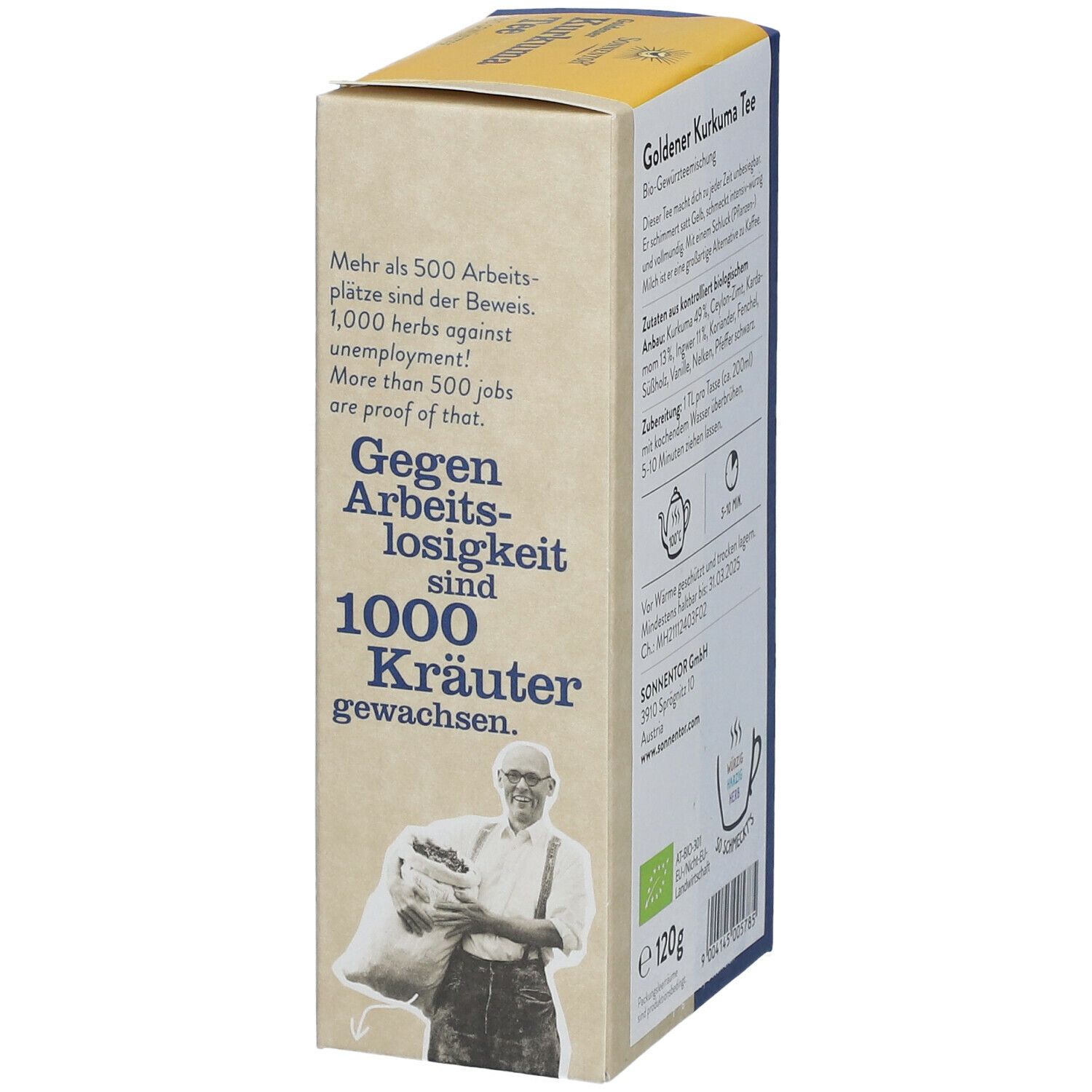 SonnentoR® Bio Goldener Kurkuma-Tee