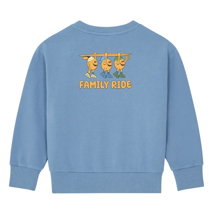 Hundred Pieces Sweat  Coton Bio  | Bleu jean