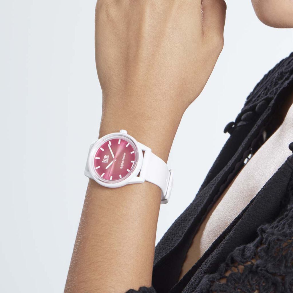Montre Ice Watch Solar Power Blanc