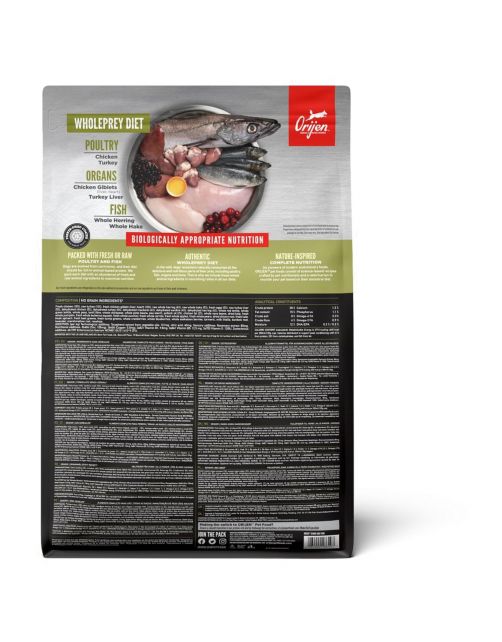 Orijen Whole Prey Senior Dog Kip&Kalkoen - Hondenvoer