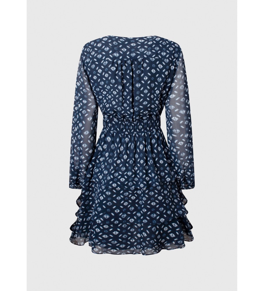 Vestido azul marinho Eyra da Pepe Jeans