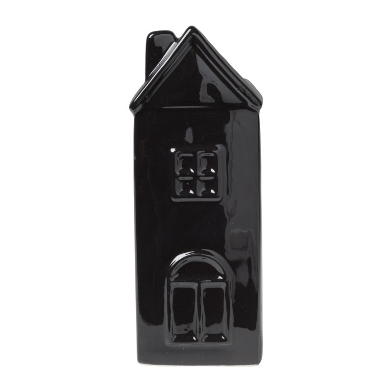 Verwarmingsbakje huisje - wit of zwart - 7.5X3.4X19.2 cm