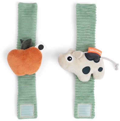 Done By Deer Håndleddsrangle 2-pack, Dotti Green