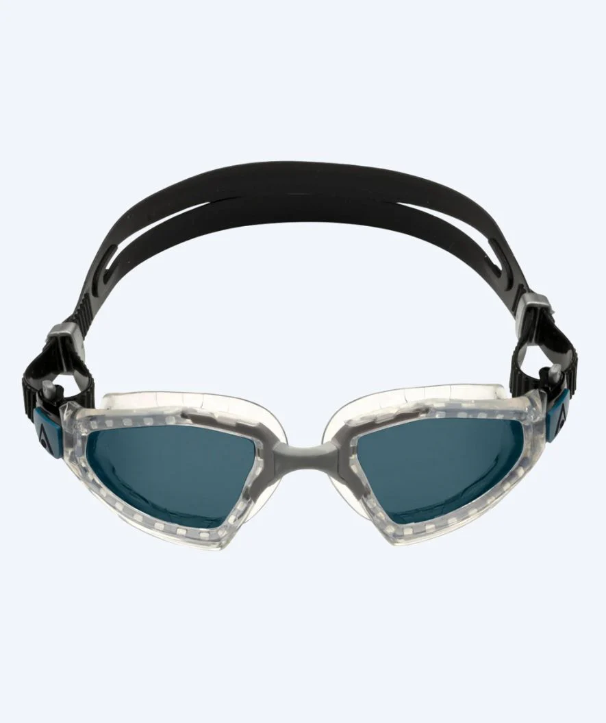 Aquasphere motions svømmebriller - Kayenne Pro - Sort/klar (Smoke linse)