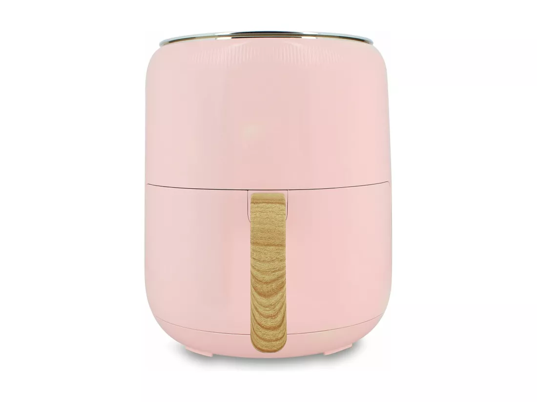 Menastyl - Friteuse A Air Chaud 4.5l Colorama Rose Avec Poignee Finition Bois