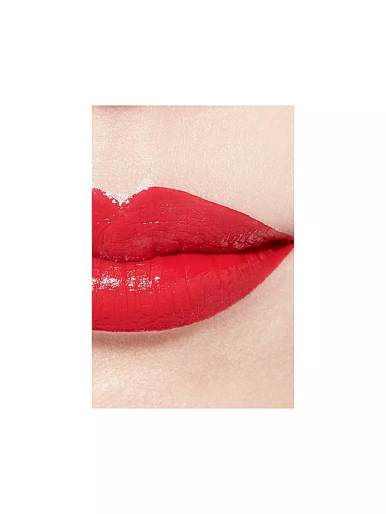CHANEL  DER FEUCHTIGKEITSSPENDENDE, AUFPOLSTERNDE, HOCHGLÄNZENDE UND FARBINTENSIVE LIPPENSTIFT MIT LANGEM HALT. 3G rot