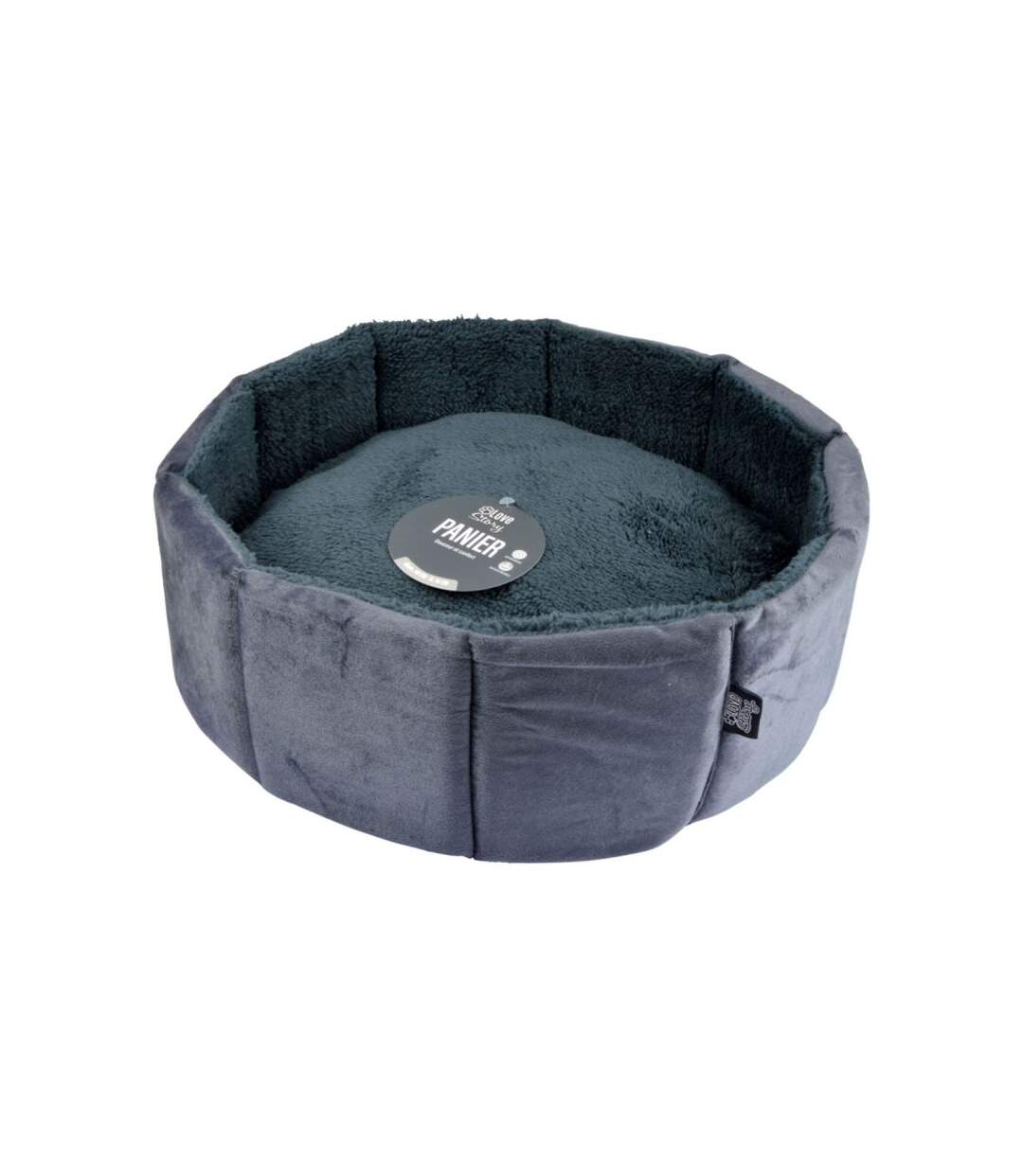 Paris Prix - Panier Rond Pour Chat sweet Cat 48cm Anthracite