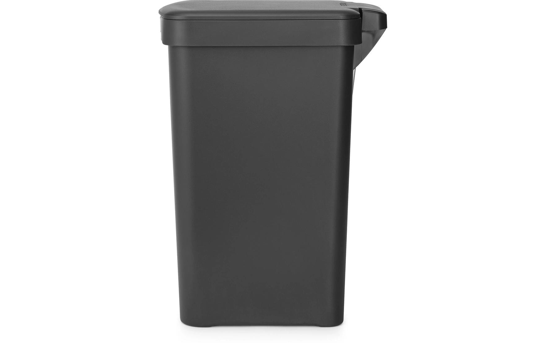 Recyclingbehälter StepUp 16 l, DunkelgrauTreteimer für Recyclingmaterialien