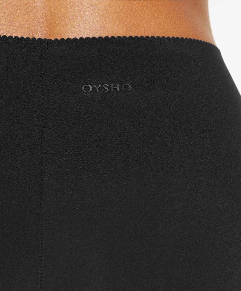 Shorts de compressão com controle abdominal de 10 cm