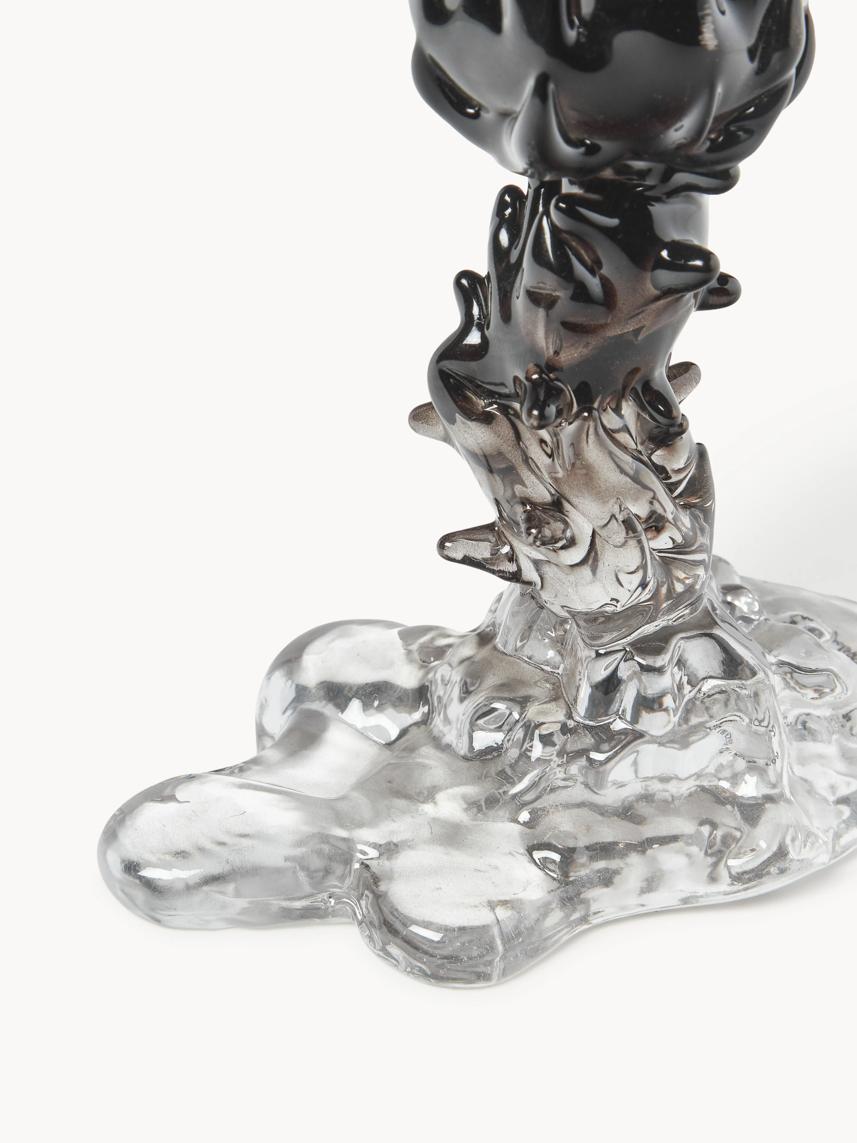 Kaarshouder Drip van glas