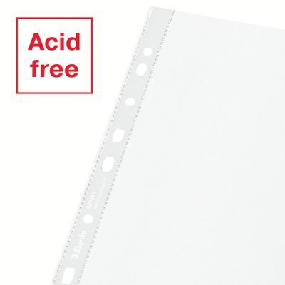 Esselte - 50 Pochettes perforées - A4 - PP - 100% Recyclées