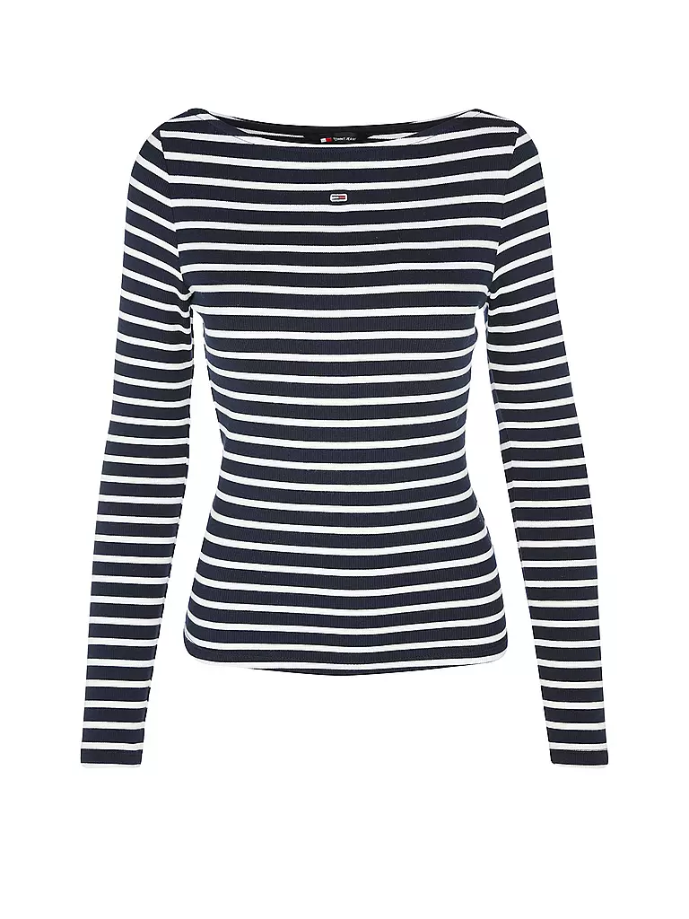TOMMY JEANS Langarmshirt schwarz