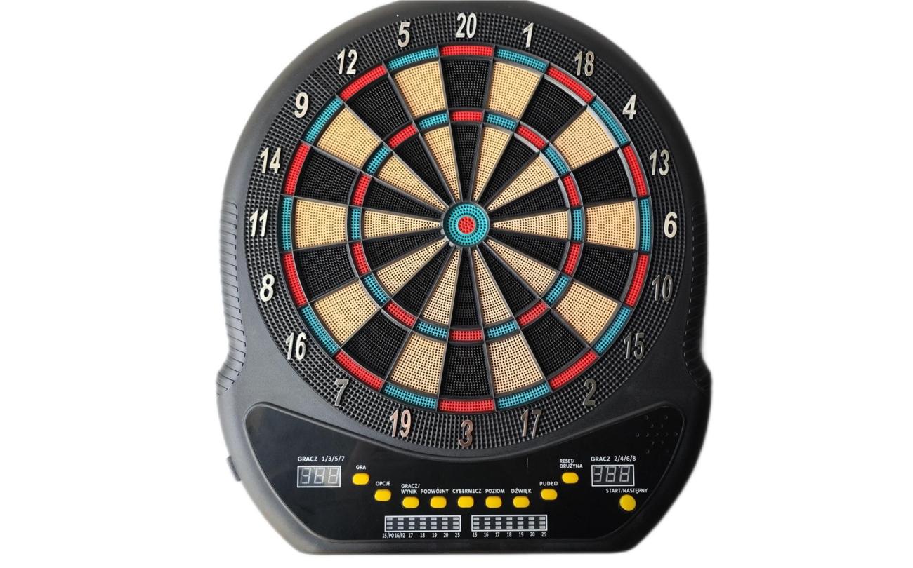 Electronisch dartboard 1-8 spelers met adaptor