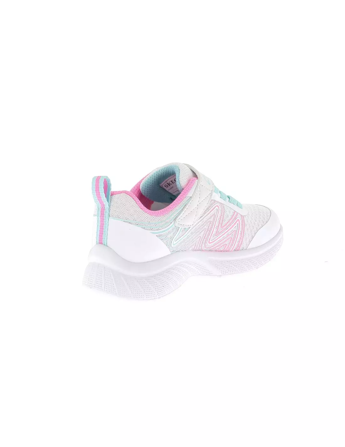 SKECHERS MICROSPEC PLUS SWIRL - Baskets Whitemulti