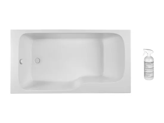 Baignoire bain douche JACOB DELAFON Malice + nettoyant 170 x 90, version gauche