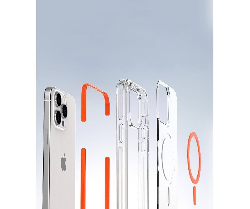 Rockit - MagSafe Transparant Telefoonhoesje - 14 / 14 Pro / 14 Pro Max / 15 / 15 Pro / 15 Plus / 15 Pro Max
