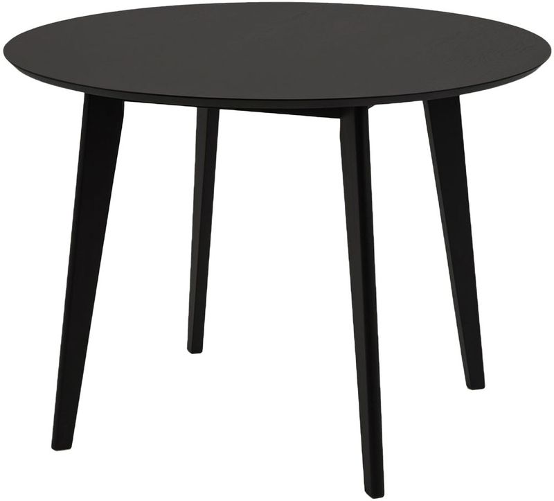 Lisomme - Jade - Eettafel - Zwart - Ronde Tafel - 105 cm Diameter