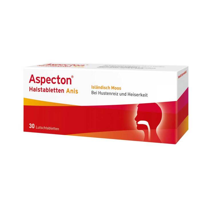 Aspecton Halstabletten Lutschtabletten, 30 St