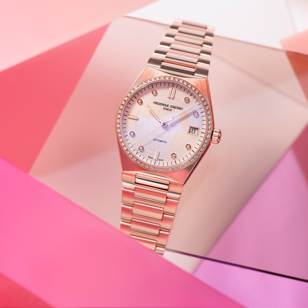 Frederique Constant Highlife Ladies Automatic Diamonds Rosé