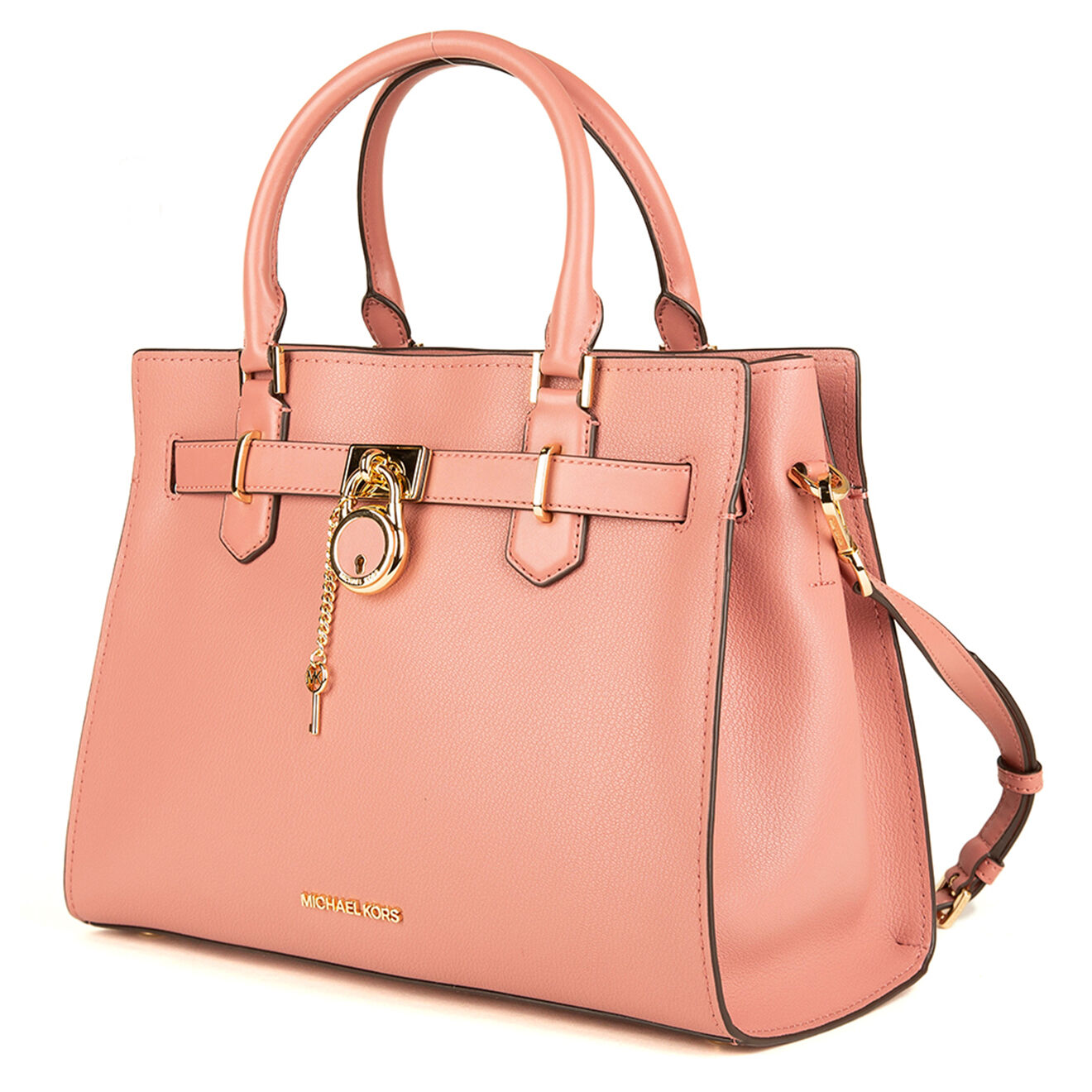 Michael Kors Sac à main en Cuir Hamilton M  rose - 33/30x24x14.5 cm
