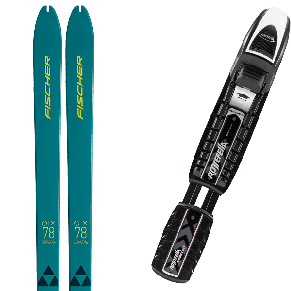 Pack ski de fond FISCHER TRAVERSE 78 CROWN + Fix