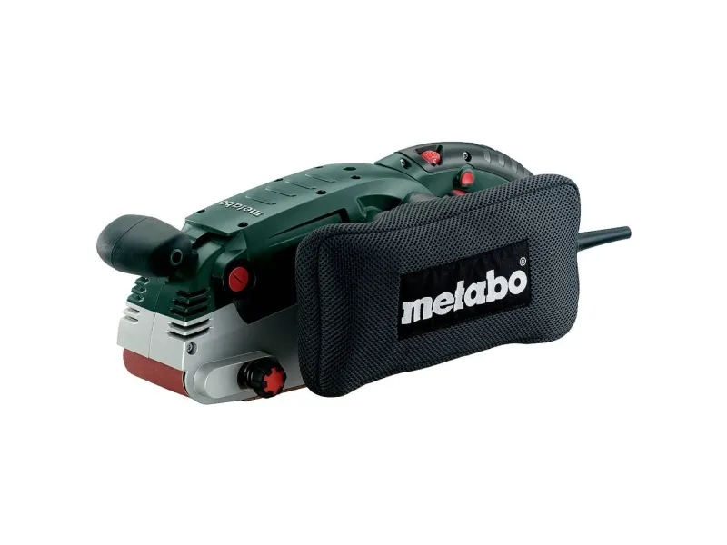 Metabo BAE 75. slibemaskine type: båndsliber, støvbeholder type: støvpose. effekt: 1010 W. vægt: 4,7 kg, slibeplade størrelse (BxD): 75 x 533 mm, slibeplade fastspændingssystem: 85 x 150 mm (600375000)