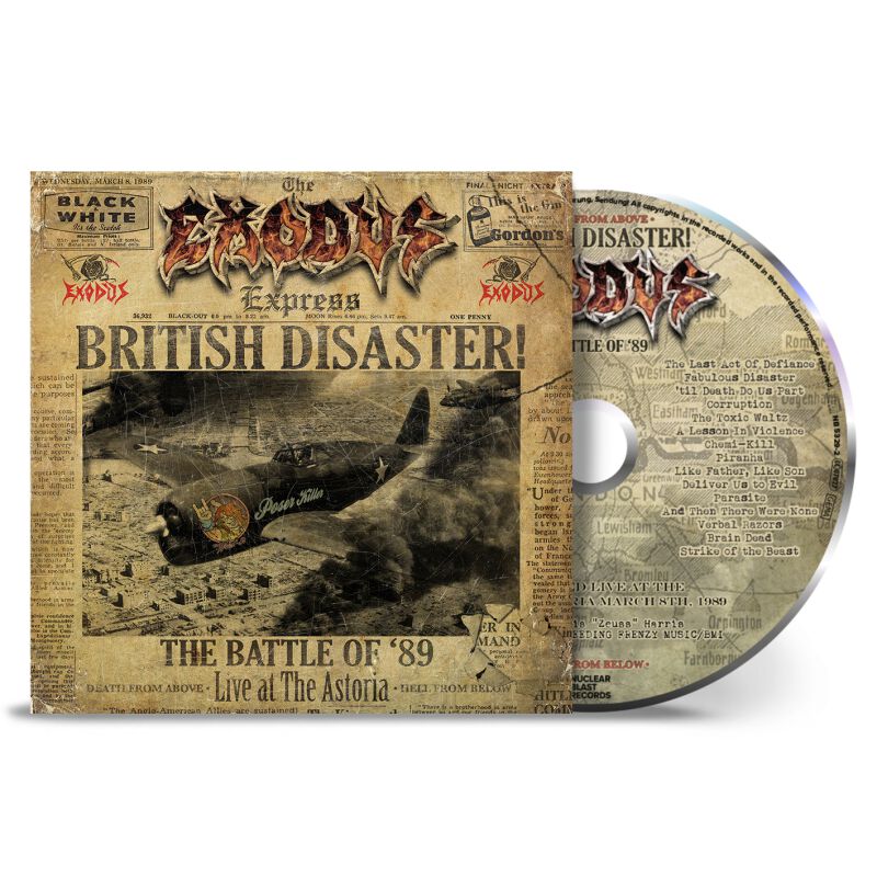 British disaster: The battle of '89 (Live at the Astoria) | Exodus CD