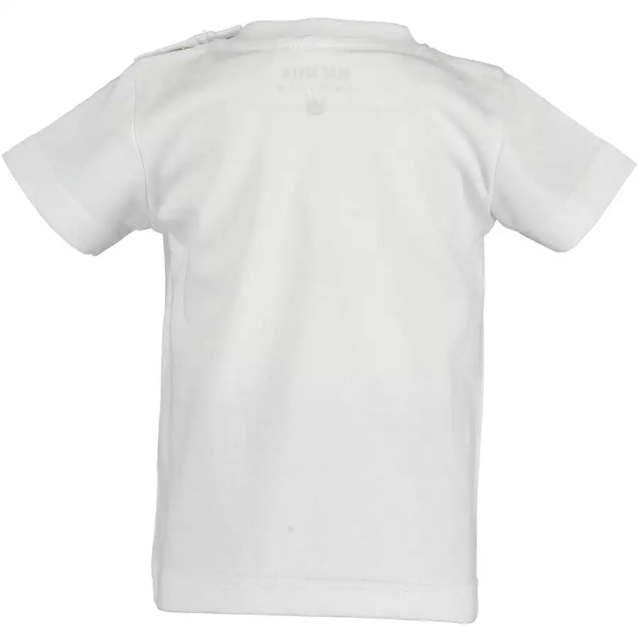 BLUE SEVEN T-Shirt Schmetterling Weiss