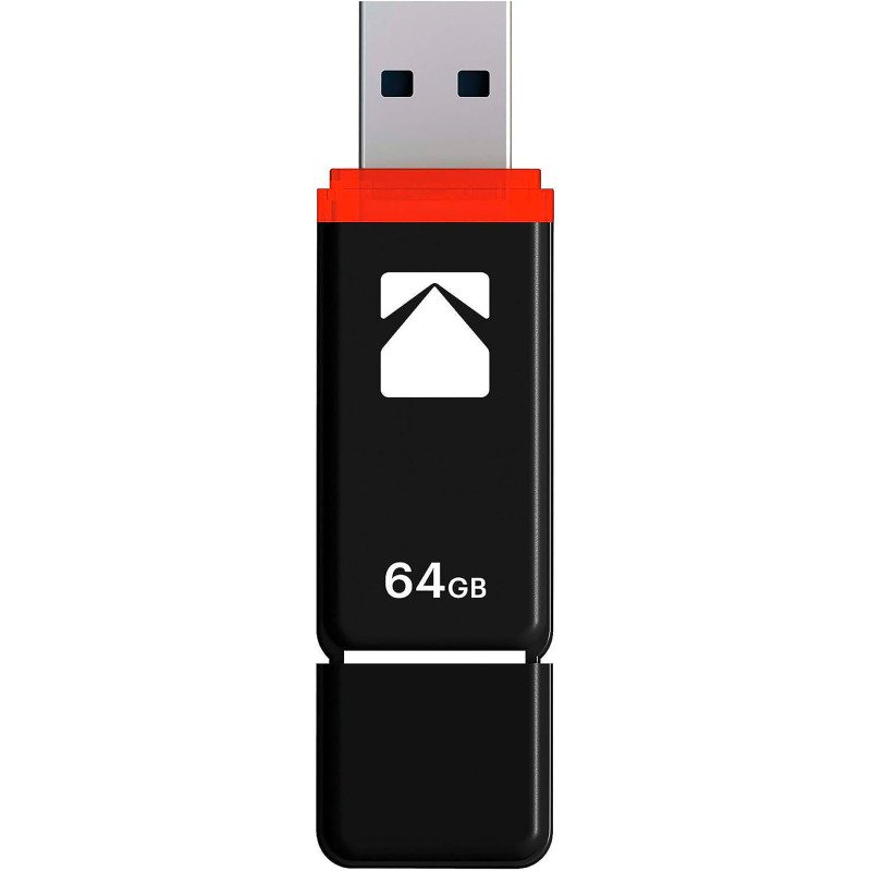 Kodak clé USB Classic K103 64 Go Usb 2.0 (Usb-A) Noir/Rouge