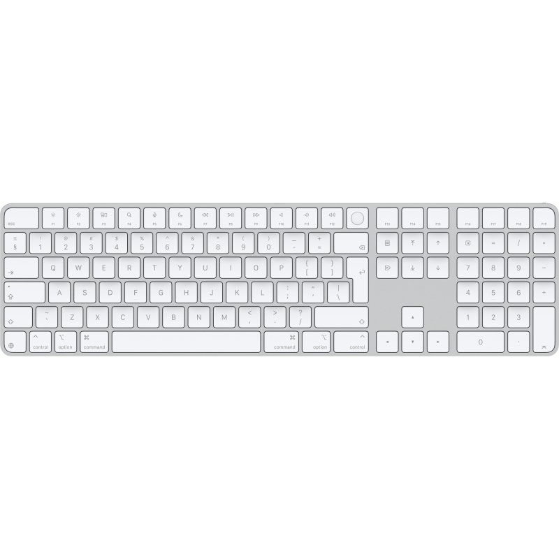 Apple Magic clavier Universel USB + Bluetooth QWERTY Anglais Blanc