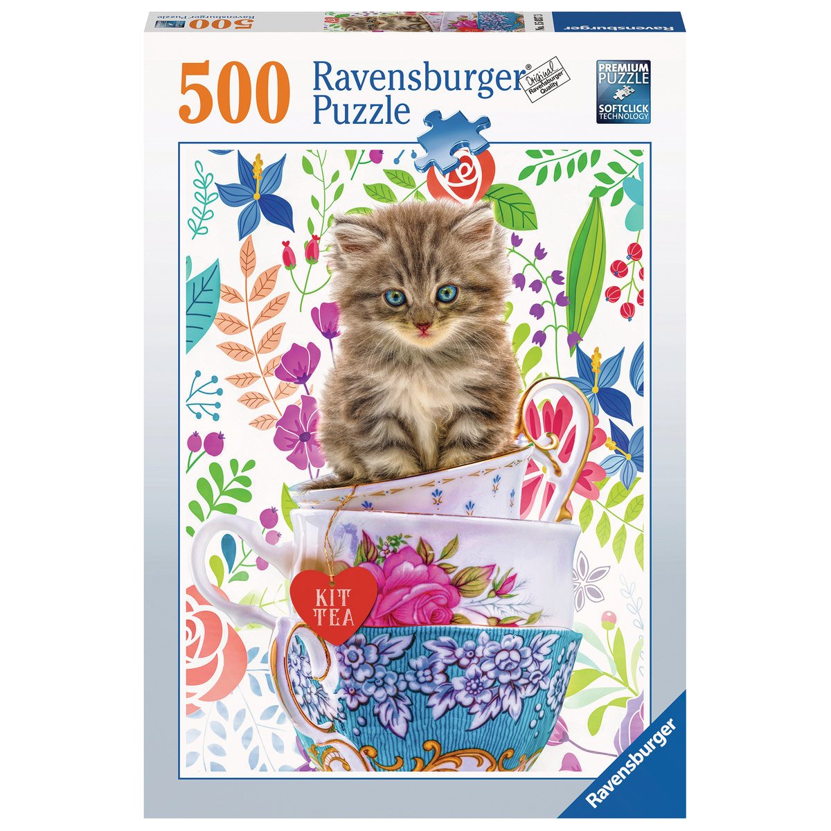 Puzzle 500 pièces Chaton dans une tasse