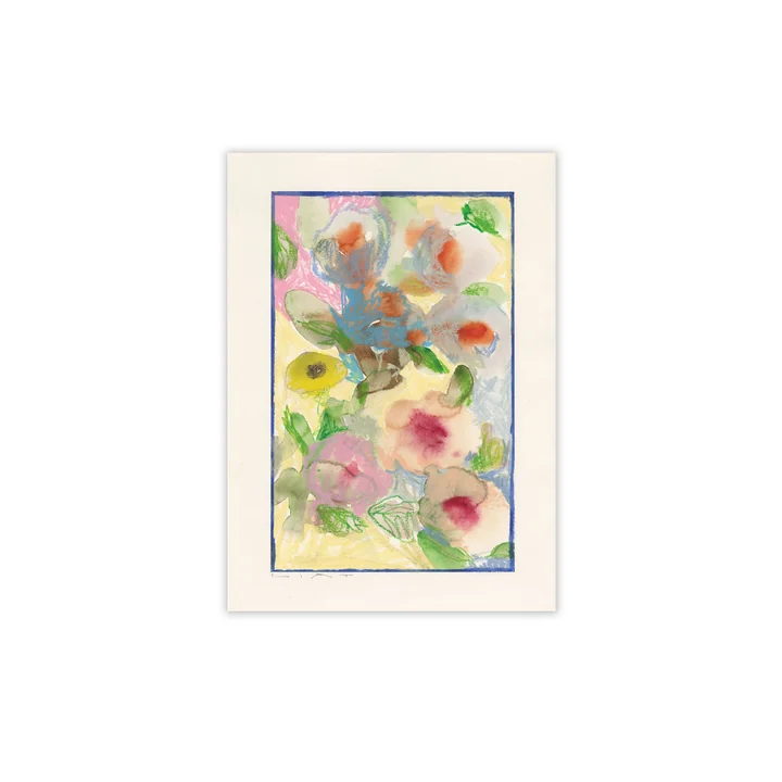 Paper Collective - Flower Window Poster, 30 x 40 cm