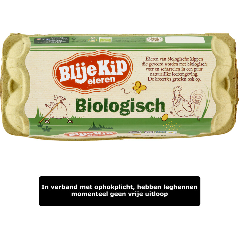 Blije Kip eieren Biologische eieren