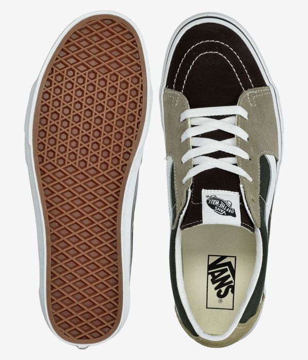 Vans Sk8-Low Schuh (color block demitasse true white)