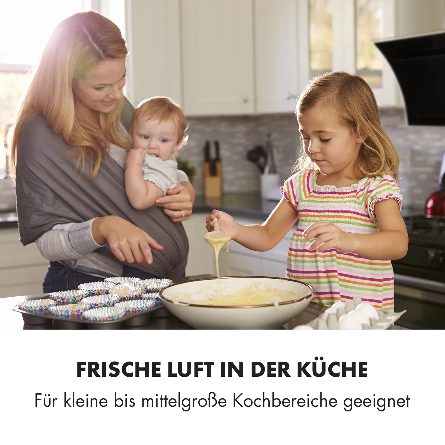 Sabia 90 Dunstabzugshaube 90cm 600m³/h LEDs 3 Leistungsstufen schwarz Schwarz