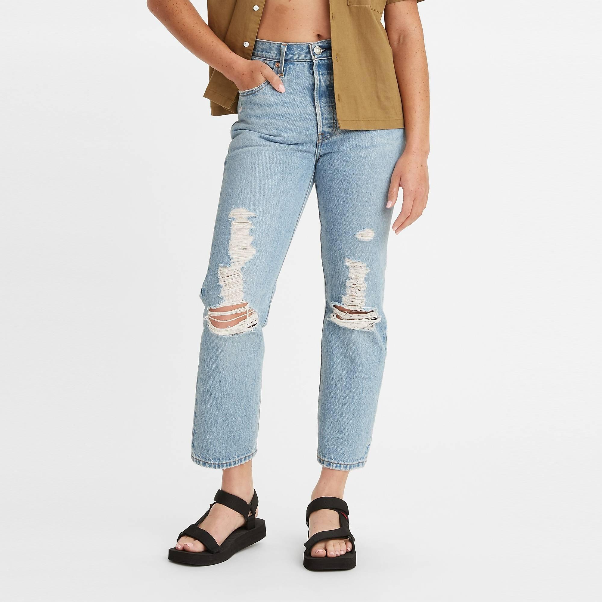 Levis 501 Cropped Jeans