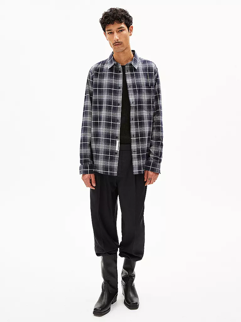 ARMEDANGELS Hemd Regular Fit AARNAULT blau