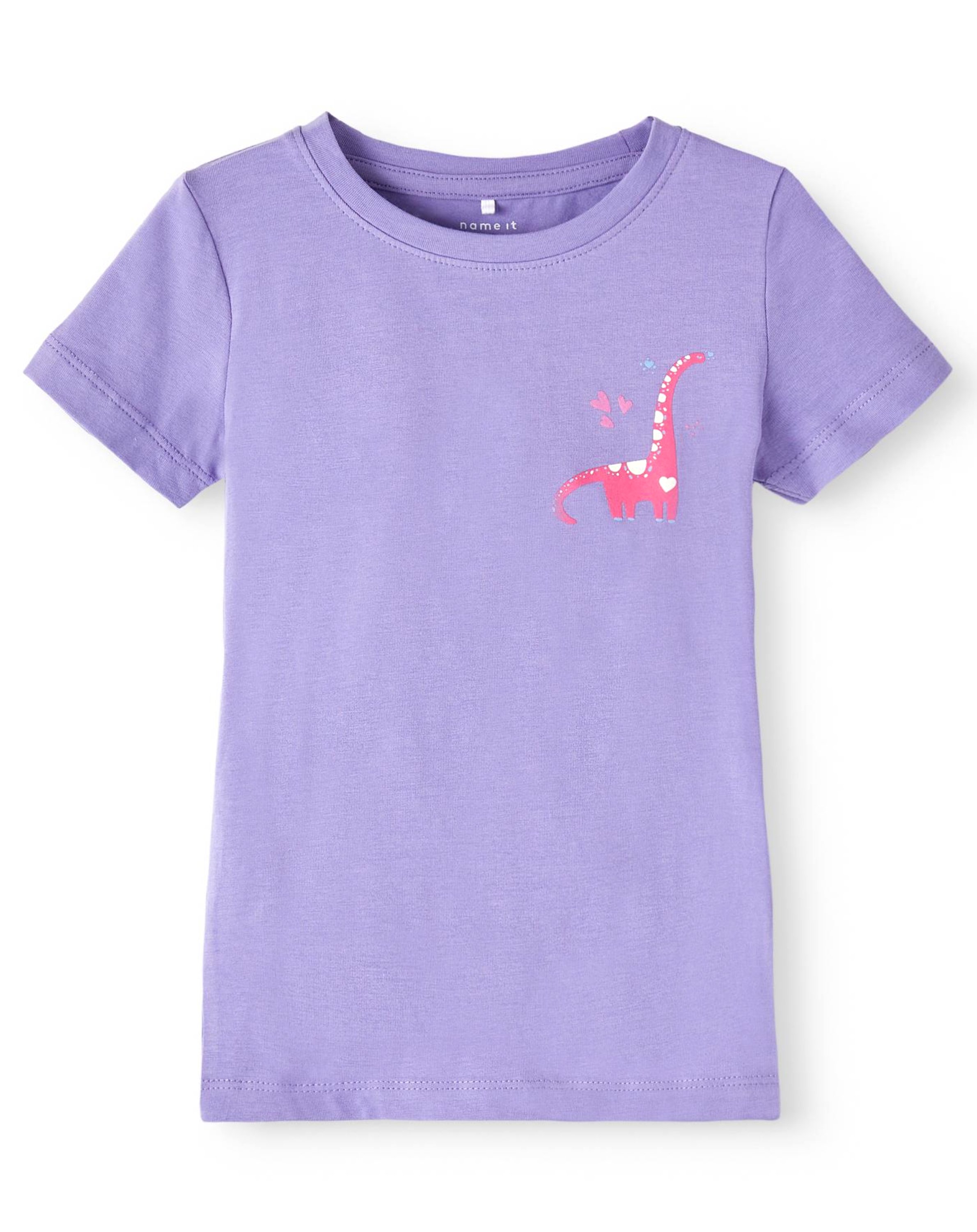 T-Shirt NMFBELA DINO in aster purple