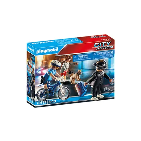PLAYMOBIL® 70573 Polizei-Fahrrad: Verfolgung des Taschendiebs