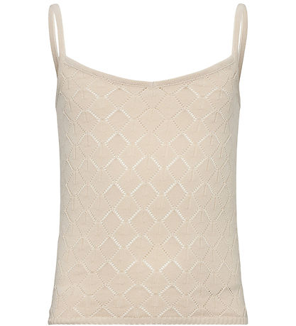 Sofie Schnoor Top - Strick - Noara - Off White m. Lochmuster