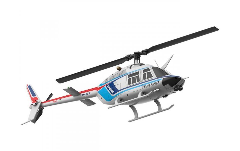 Helikopter Jet Ranger 4-Kanal, 6G, RTFKleiner Singlerotor Jet Ranger Hubschrauber mit 6G Gyro
