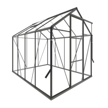 Royal Well Kate II kweekkas aluminium groengrijs 4,83 m²
