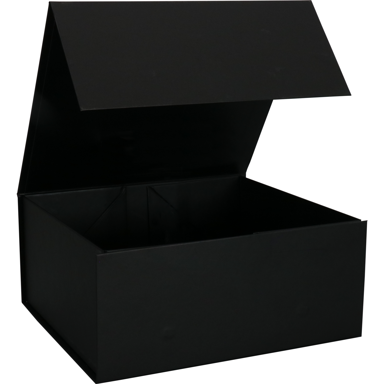 Geschenkdoos, karton, 230x200x100mm, magneetsluiting, zwart